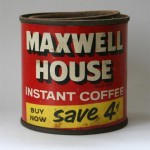 Old Maxwell House Instant Coffee Tin