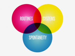 Routines / Systems / Spontaneity