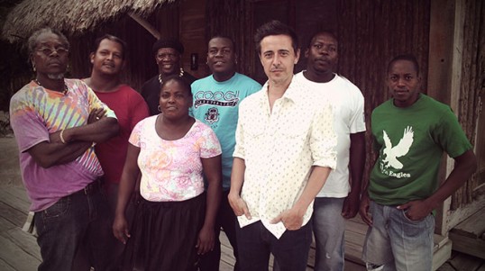 Danny Michel with the Garifuna Colletive
