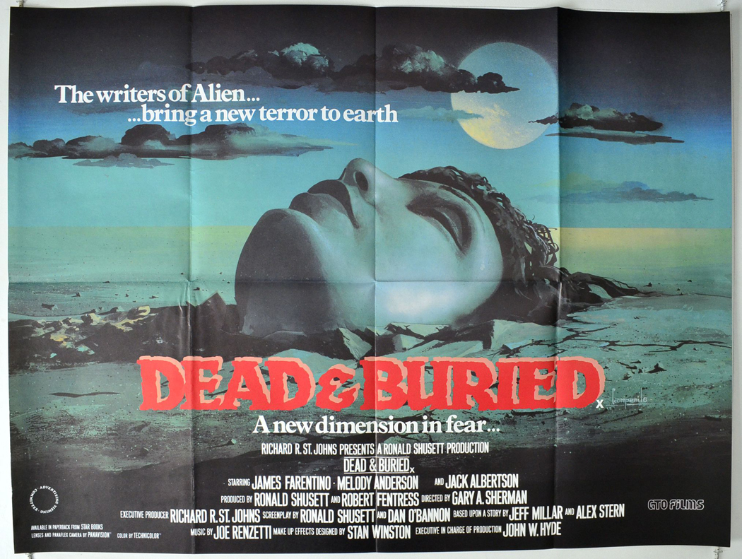Dead & Buried UK Quad poster