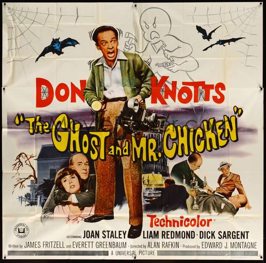 the ghost and mr. chicken 1966 poster