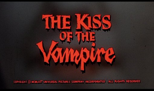 kiss of the vampire title