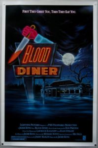 blood diner 1987 poster