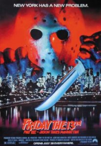 Friday the 13th Part VIII Jason Takes Manhattan poster