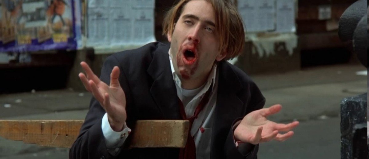 Nicolas Cage in Vampire's Kiss (1989)